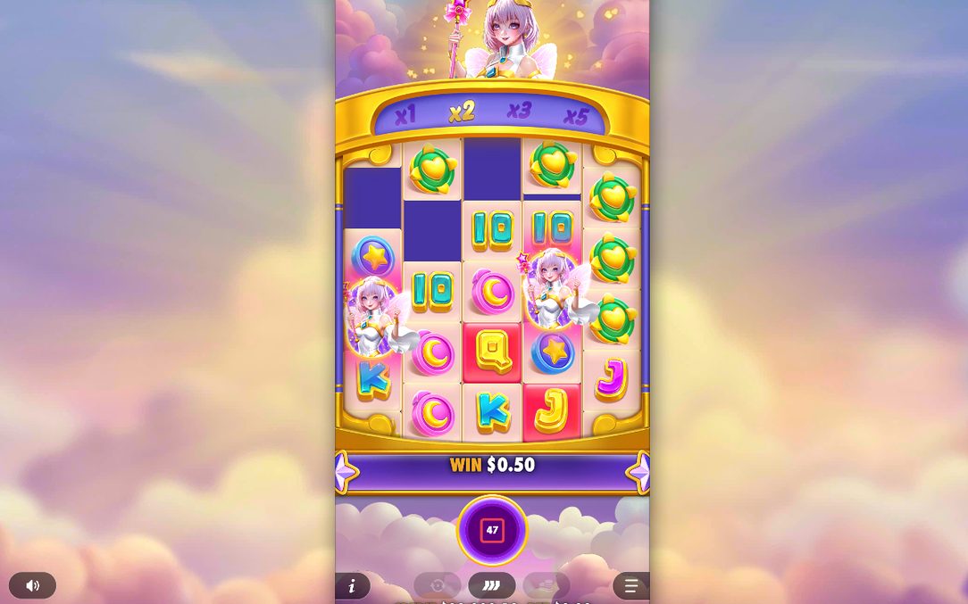 Base game grid with 4-5-5-5-4 reel heights