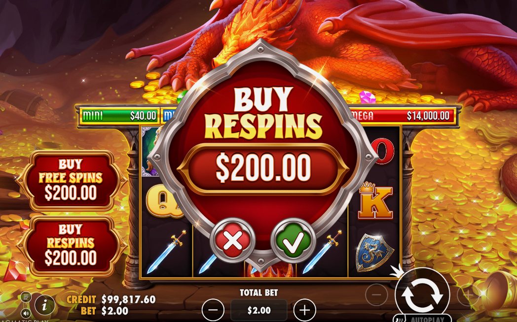 Bonus screen where coin values fill the grid